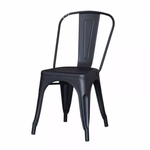 Silla Tolix Negro opción grabado de marca