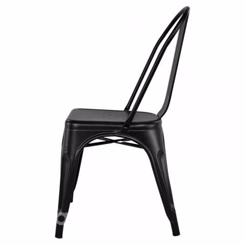 Silla Tolix Negro opción grabado de marca