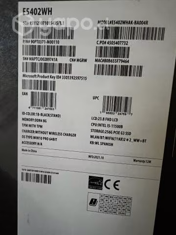 Asus ExpertCenter gen 11Th - Nuevo Sellado - Imagen 5