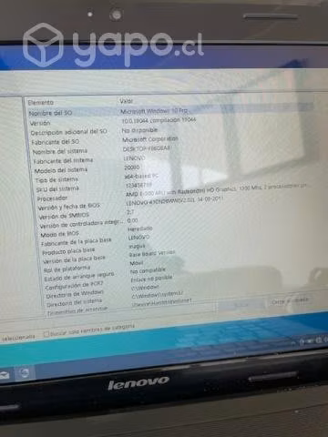 Notebook LENOVO, usado - Imagen 6
