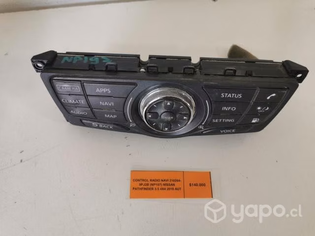 Control Radio Navi 210264-9PJ2B (NP197) Nissan Pat