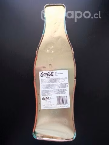 Caja Metálica con forma de Botella Coca Cola
