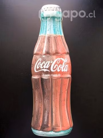 Caja Metálica con forma de Botella Coca Cola