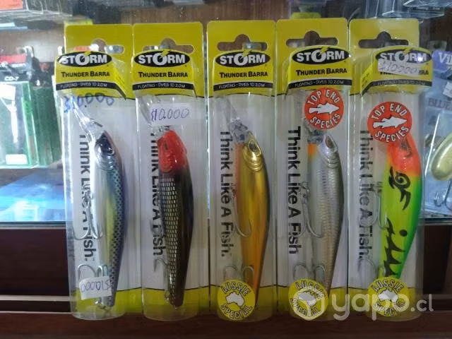 Señuelos storm enojonas pesca chinook