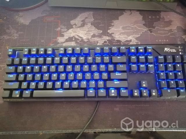 Teclado royal kludge switch blue