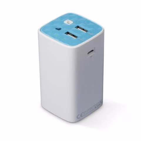 Bateria externa powerbank 2 usb, - Imagen 2