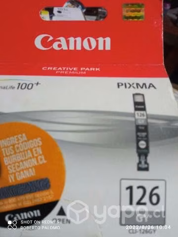 Packs de tintas Canon 126 colores originales