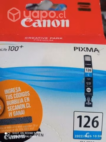 Packs de tintas Canon 126 colores originales