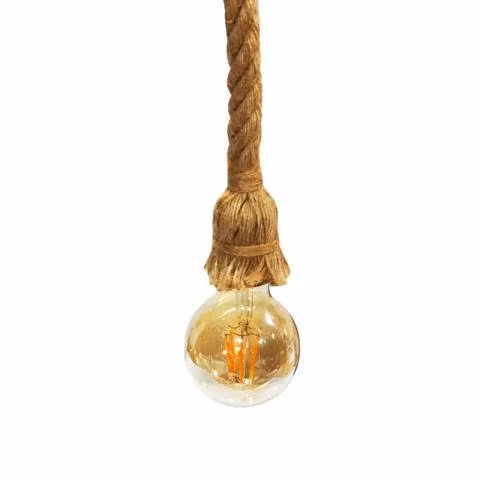 Lampara colgante decorativo vintage con ampolleta
