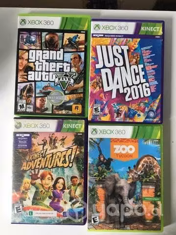 Xbox 360 + kinect + juego + control