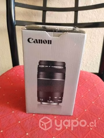 Lente canon 75-300mm