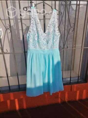 Vestido de fiesta con pedrería