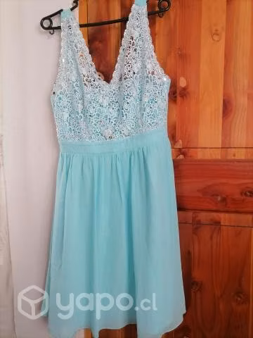 Vestido de fiesta con pedrería