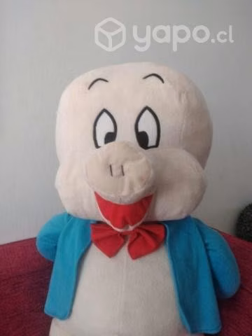 Peluche Porky de colección, tamaño grande