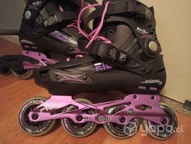 Patines fila houdini , cascos y protecciones