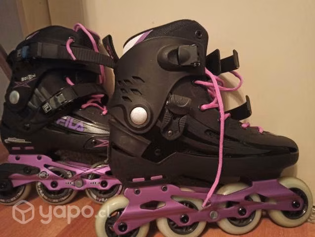 Patines fila houdini , cascos y protecciones
