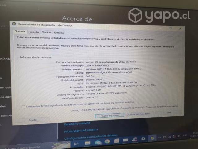 Notebook dell inspirón n4050 - Imagen 5