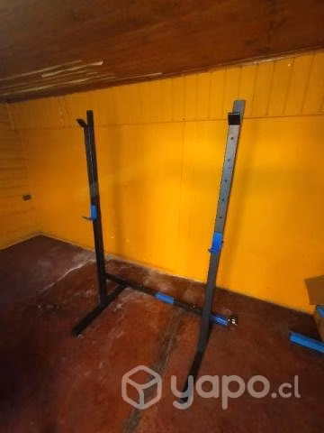 Rack para sentadillas y press