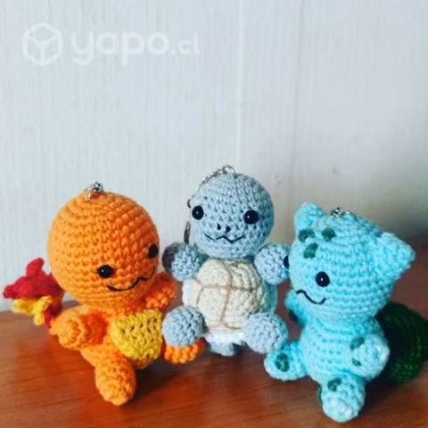 Llaveros Pokémon amigurumi