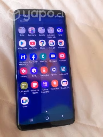 Celular samsung galacxy s9 con carcasa original