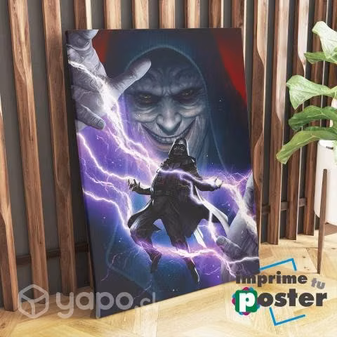 CUADROS DE DARTH VADER STARWARS 40 x 55cm