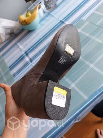 Botín gris de mujer,talla 40