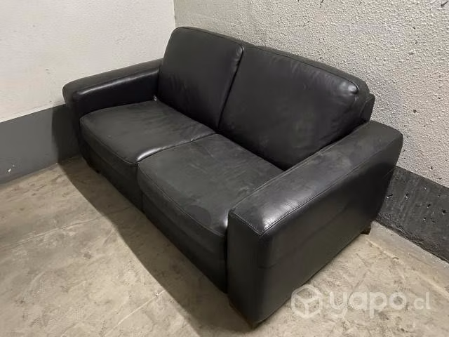 Sillón de cuero 2 cuerpos