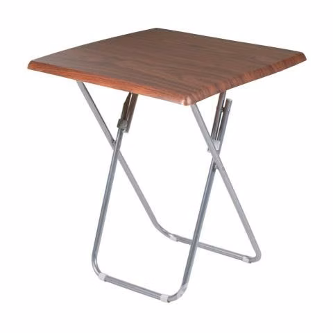 Mesa Comedor Plegable Cuadrada 70 CM Café