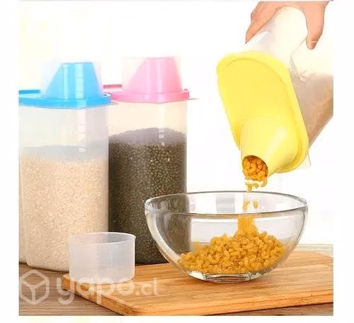 Set 2 Contenedor de Alimento con Tapa Medidora - Imagen 4