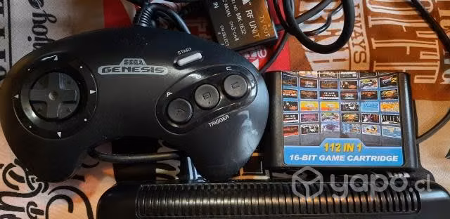 Consola Sega Genesis 2 + Juegos Control Muy Buen E
