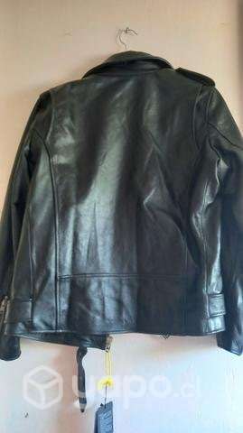 Chaqueta de cuero real - Imagen 2