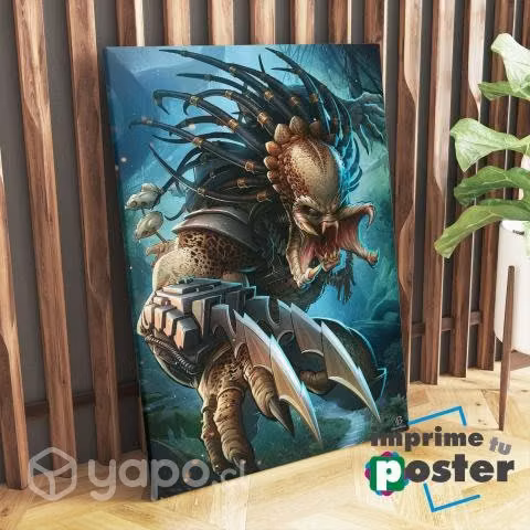 CUADROS DE DEPREDADOR 40x55cm llegar y colgar