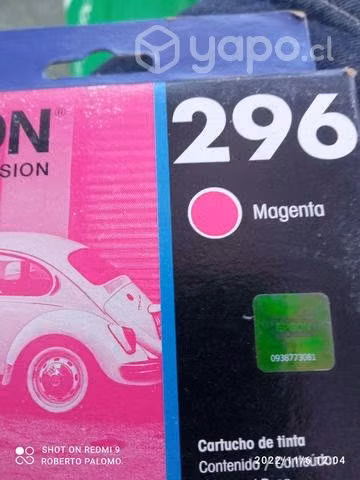 Tinta Epson 296 magenta original