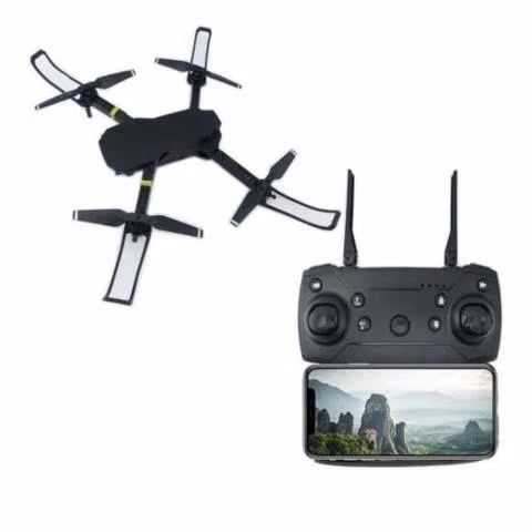 Drone Aereo Wifi 2 Camaras Recargable con Estuche
