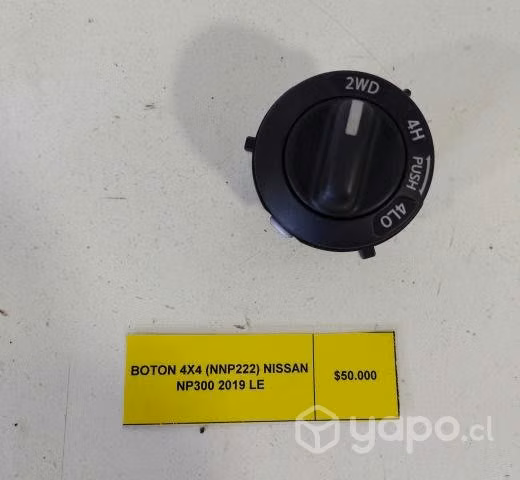 Boton 4X4 (NNP222) Nissan NP300 2019 LE