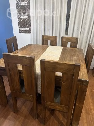 Comedor de Madera para 8 personas