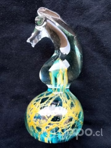 Caballo de Mar Figura en Vidrio de Colección