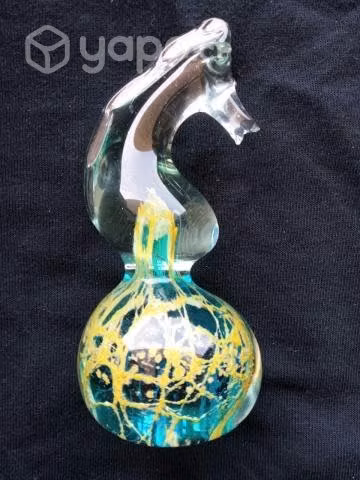 Caballo de Mar Figura en Vidrio de Colección