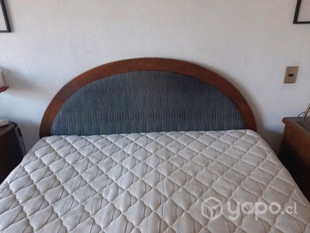 Cama cic tamaño queen con respaldo