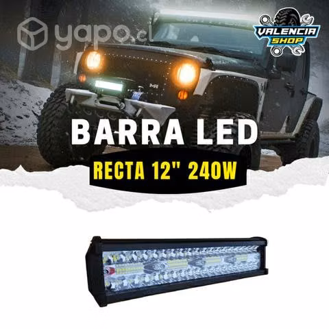 Barra led recta 12 240w