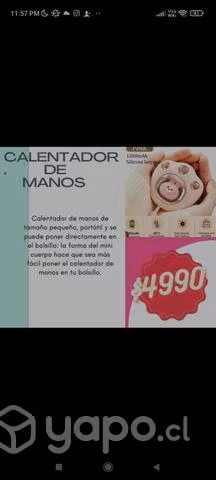 Calentador de mano kawaii usb