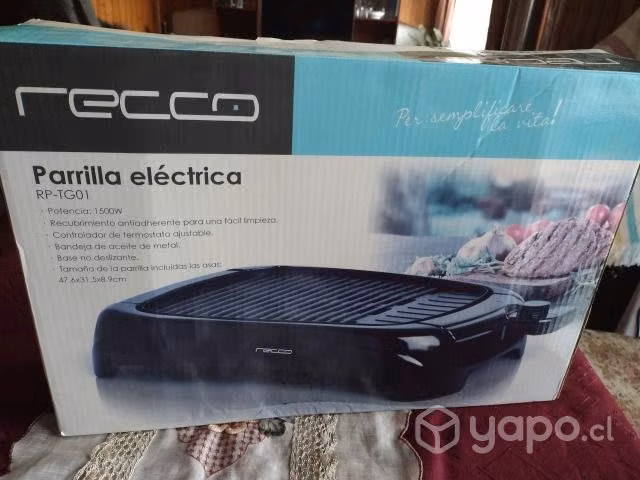 Parrilla eléctrica Recco RP-TG01
