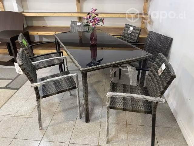 Comedor Terraza 6 sillas