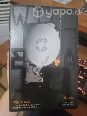 HDD WD Black 3.5" 6 TB y 4 TB