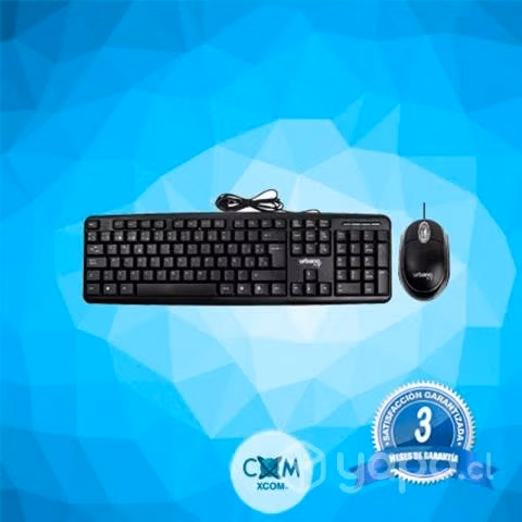 Combo teclado basico + mouse alambrico usb