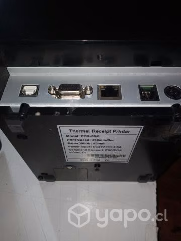 Dos Impresora termica 80mm una es usb y red - Imagen 3