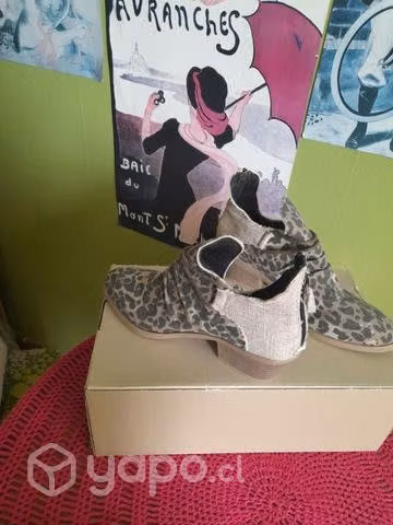 Botines animal sprin n° 36 nuevos