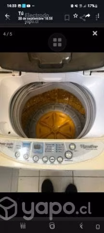 lavadora y refrigerador en excelente estado