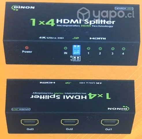 Splitter Hdmi 1X4 Marca Dinon - Imagen 2