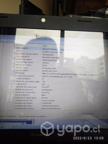 Notebook Lenovo